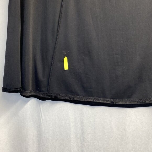 NY Collection Velvet Elastic Waist Flare Long Skirt Woman Sz 2X Black Used - Picture 6 of 14